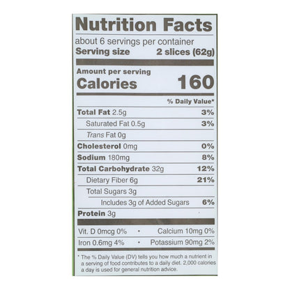 Schar - Bread Artsn Bkr 10grn&sds - Case Of 8-14.1 Oz