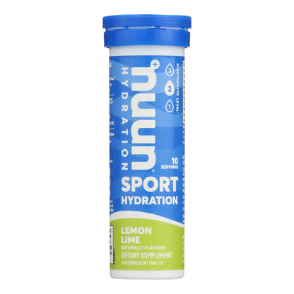 Nuun Hydration Nuun Active - Lemon And Lime - Case Of 8 - 10 Tablets