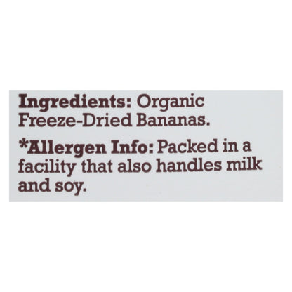 Natierra Organic Freeze Dried Bananas, 12-Pack, 2.5 Oz Each