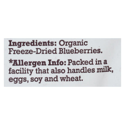 Natierra Organic Freeze-Dried Blueberries, 1.2 Oz, 12-Pack