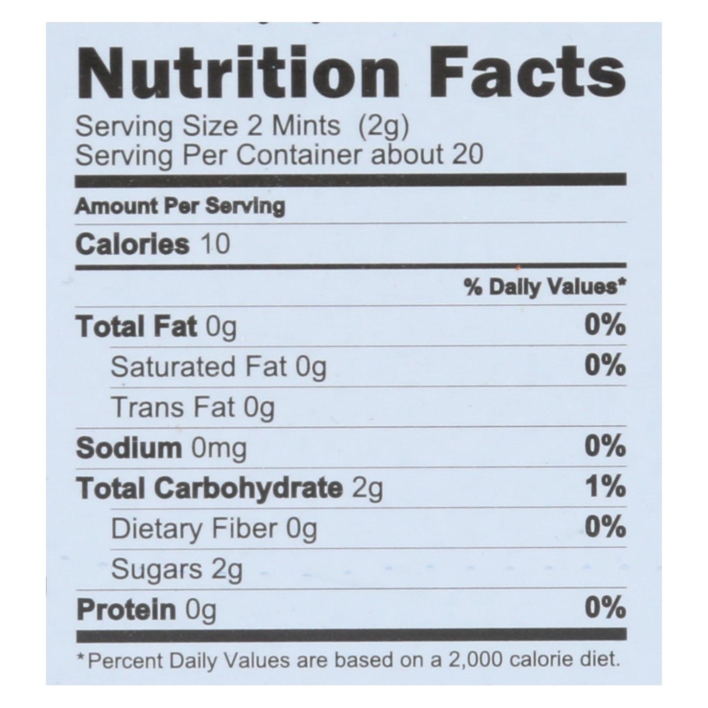 Vermints Peppermint Breath Mints, All Natural, 1.41 Oz, 6-Pack