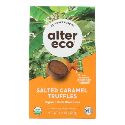 Alter Eco Salted Caramel Truffles, 8 Pack - 4.2 oz.