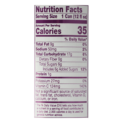 Sambazon Organic Low-Cal Amazon Energy Drink, 12-Pack