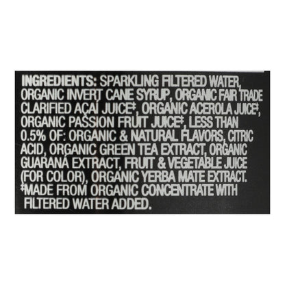 Sambazon Organic Energy Drink - Jungle Love, 12 Pack