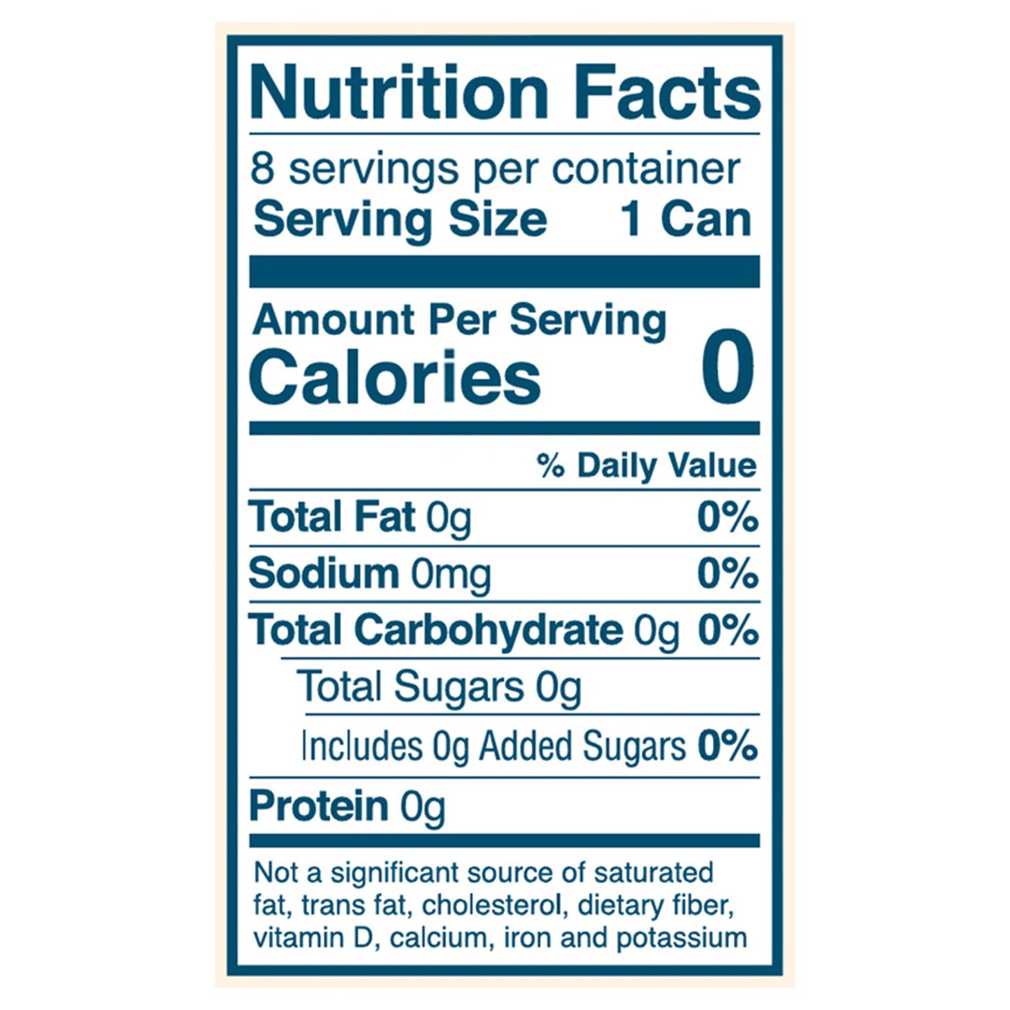 Waterloo - Spk Water Rasp Nectarine - CS of 2-12/12 FZ