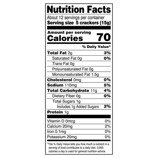 Back To Nature - Crackers Clasic Round - CS of 6-6.5 OZ