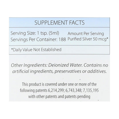 Silver Biotics - Supplmnt Dly Imun Sup Vlu - 1 Each 1-32 Fz