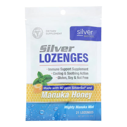 Silver Biotics - Lozenges W/manuka Honey - 1 Each-21 CT