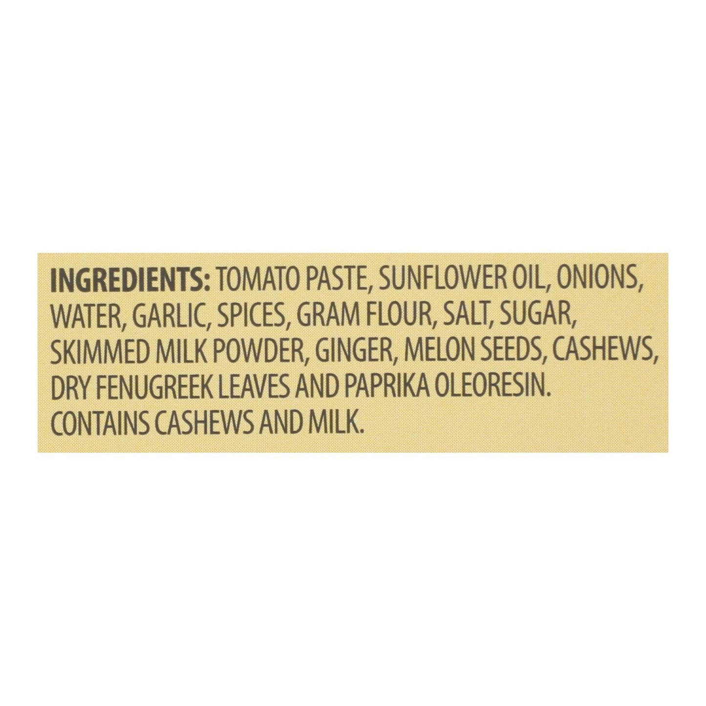 Kitchen India Butter Chicken Curry Paste 3.5oz - 6 Pack