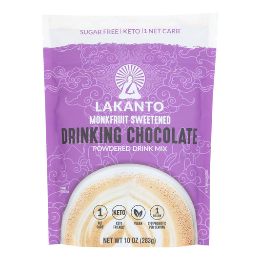 Lakanto Drinking Chocolate  - Case Of 8 - 10 Oz