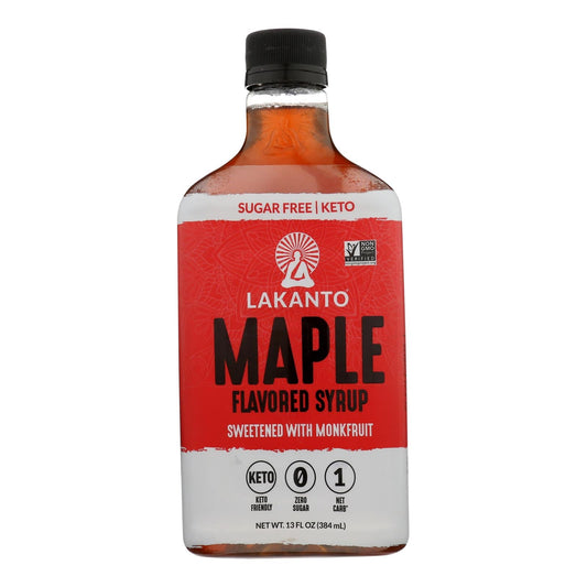 Lakanto Monk Fruit Maple Syrup - Case of 8 - 13 fl oz
