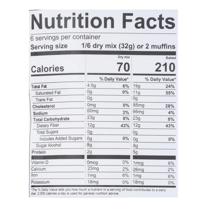 Lakanto - Muffin Mix Blueberry - Case Of 8-6.77 Oz