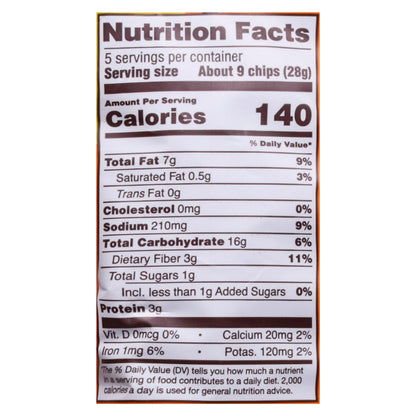 Hippeas - Chkpea Nacho Tortila Chps - CS of 12-5 OZ