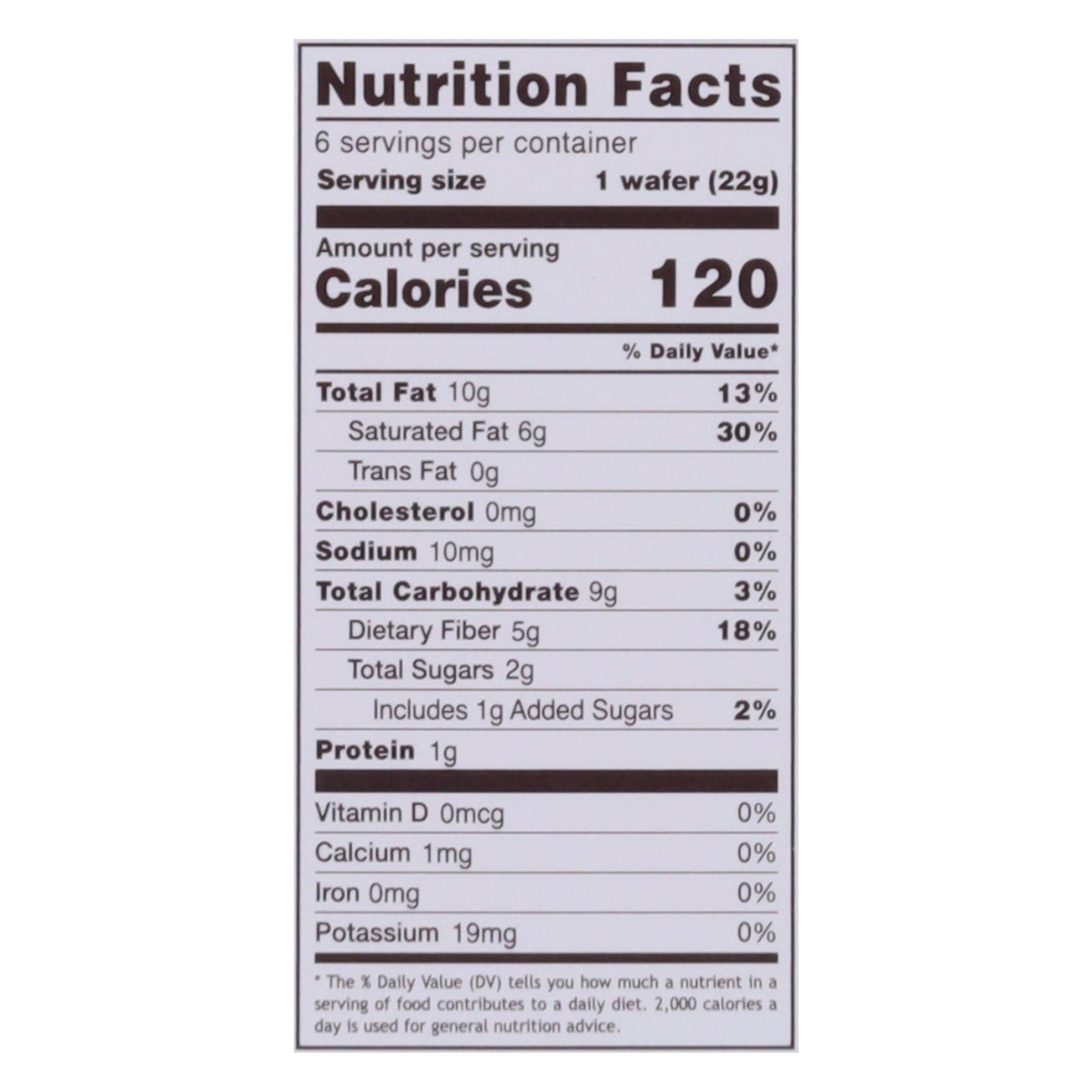 Rip Van Wafels - Wafers Dark Chocolate - CS of 6-4.68 OZ