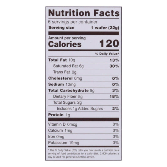 Rip Van Wafels - Wafers Dark Chocolate - CS of 6-4.68 OZ