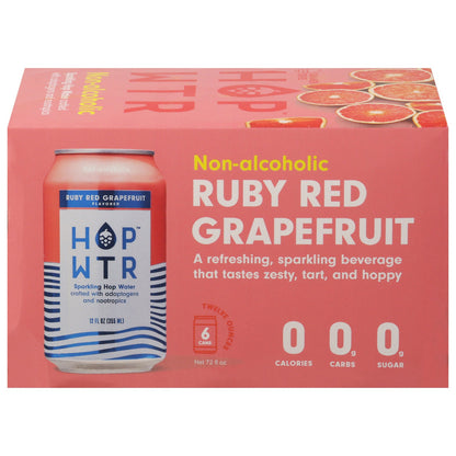 Hop Wtr - Hop Water Spk Grpfrt 6pk - CS of 4-6/12 FZ