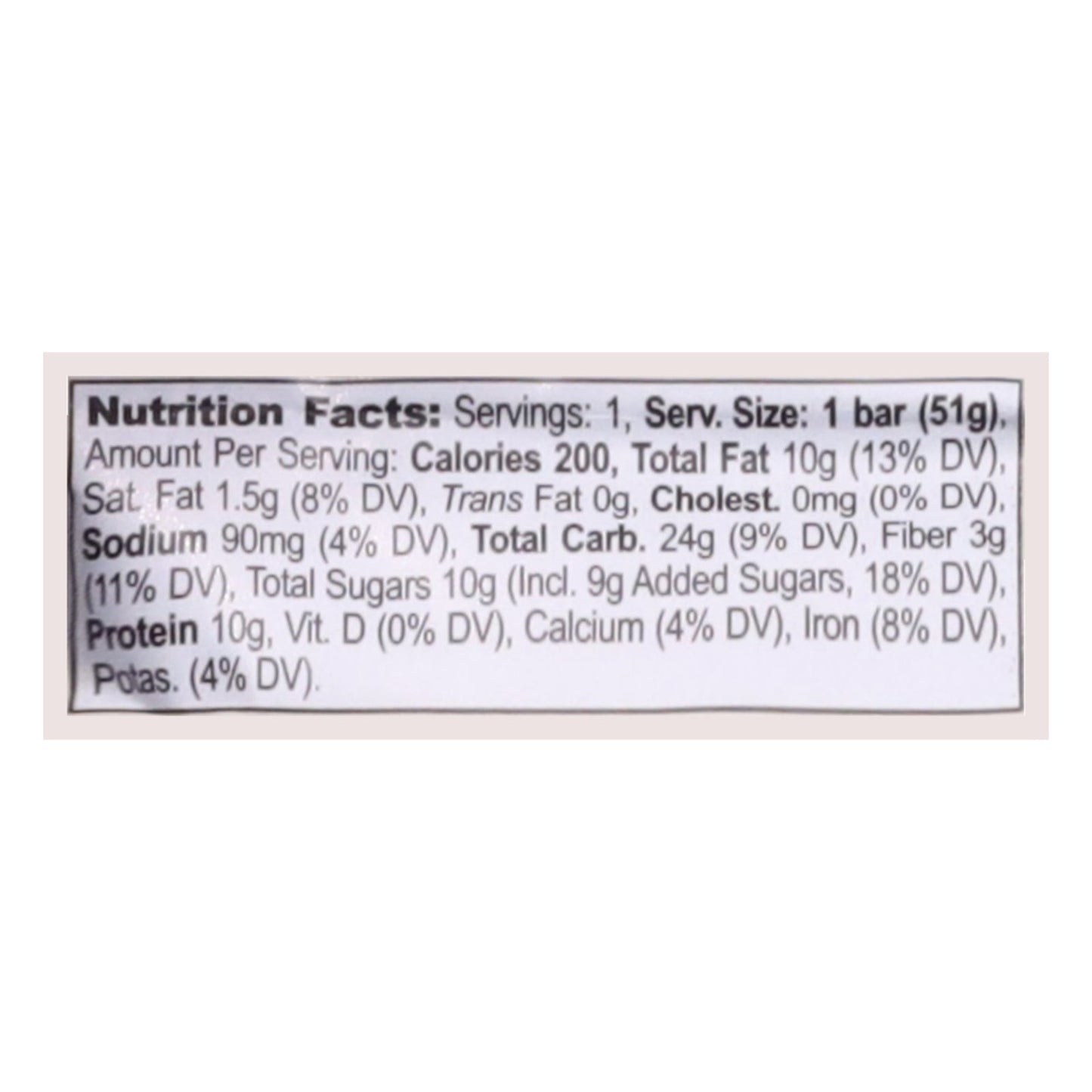 Verb Energy - Prtn Bar Oatml Cchip Caff - CS of 12-1.8 OZ