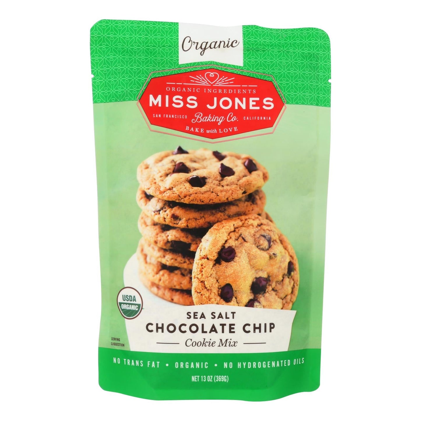 Miss Jones Sea Salt Choc Chip Cookie Mix - 6 Pack