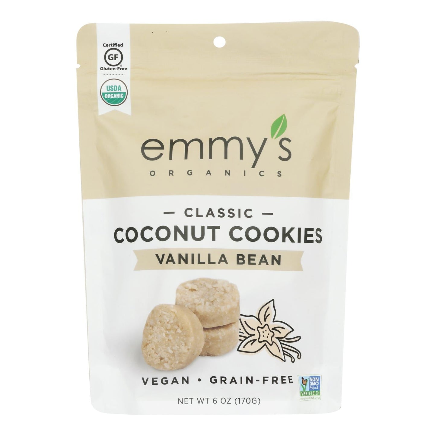 Emmy's Organics  Organic Coconut - Case Of 8 - 6 Oz.
