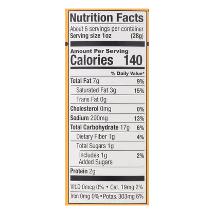 Good Crisp Potato Crisps Aged White Cheddar, 8 Pack