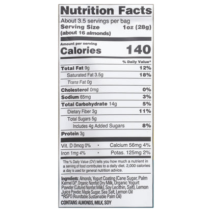 Skinnydipped - Almonds Lemon Bliss - Case Of 10-3.5 Oz