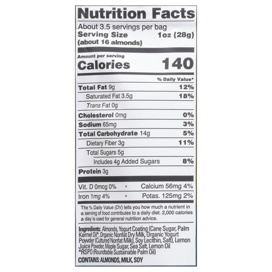 Skinnydipped - Almonds Lemon Bliss - Case Of 10-3.5 Oz