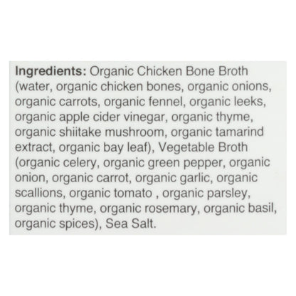 Kettle & Fire Chicken Bone Broth  - Case of 6 - 16.9 OZ