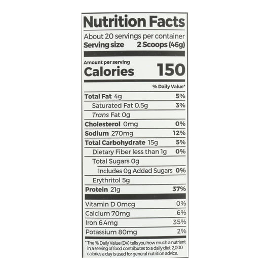 Orgain Organic Protein Powder - Plant Based - Sweet Vanilla Bean - 2.03 Lb