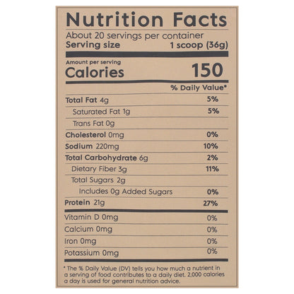 Truvani Peanut Butter Chocolate Protein Powder 25.75 Oz