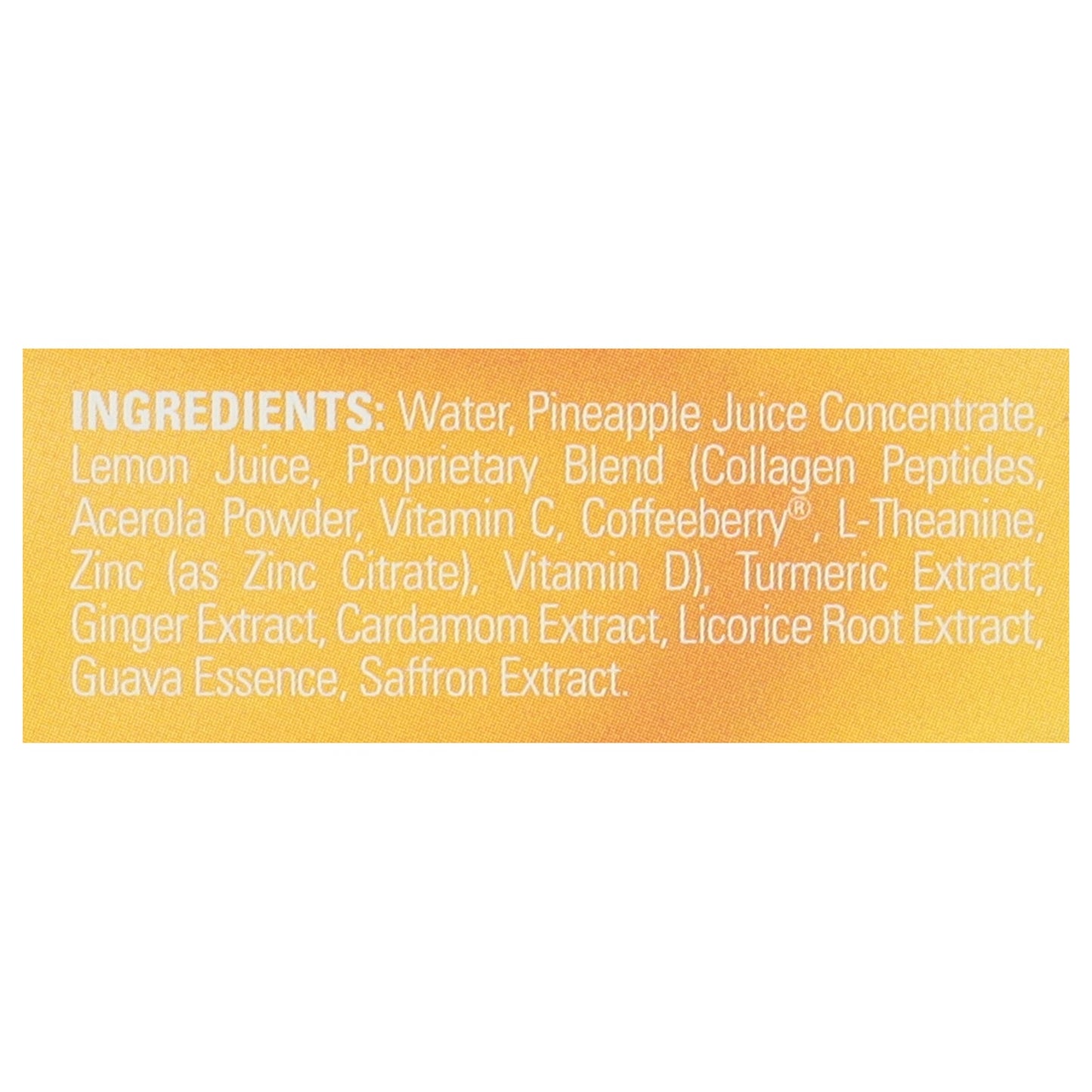 Kin Euphorics - Bev Actual Sunshine 4 Pk - CS of 6-4/8 FZ