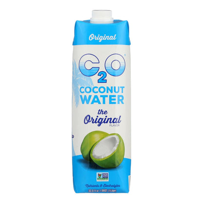 C2o Pure Coconut Water - Original - 12 Pack, 33.8 Fl Oz