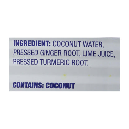 C2o Ginger Lime Turmeric Coconut Water, 17.5oz (12-Pack)