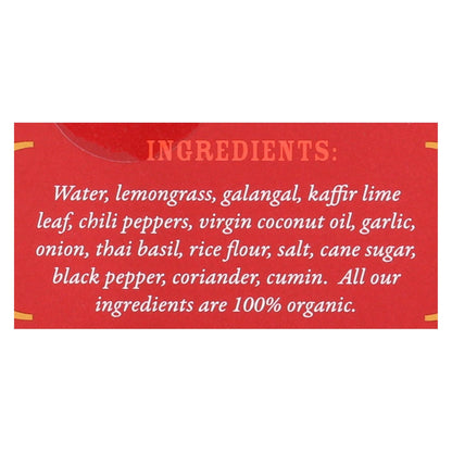 Mike's Red Thai Organic Curry Paste, Case of 6, 2.8 Oz