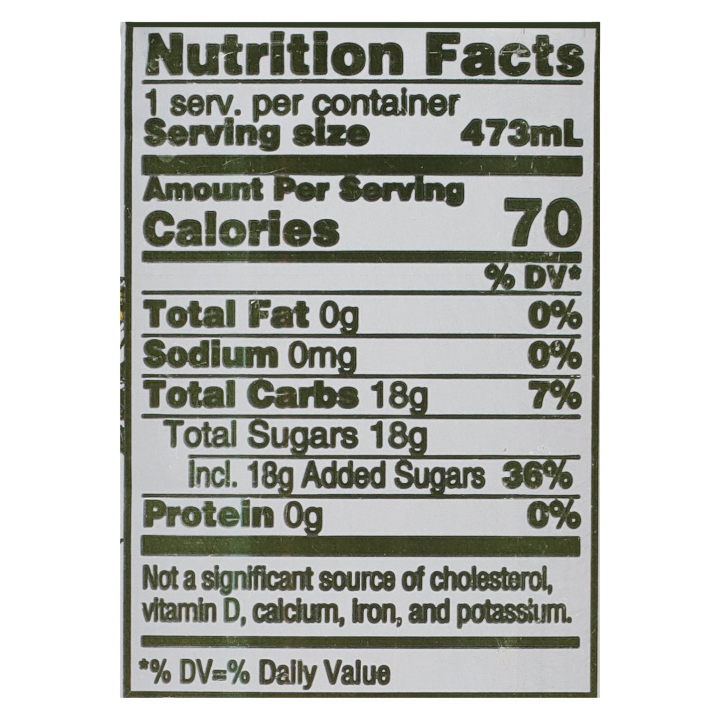 Seven Teas - Tea Og2 Georgia Peach - CS of 12-16 FZ