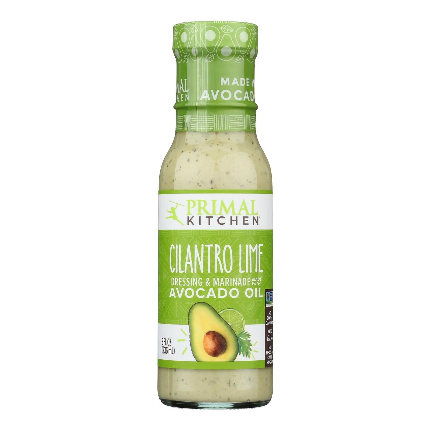 Primal Kitchen Cilantro Lime Avocado Oil 6-Pack, 8 FZ