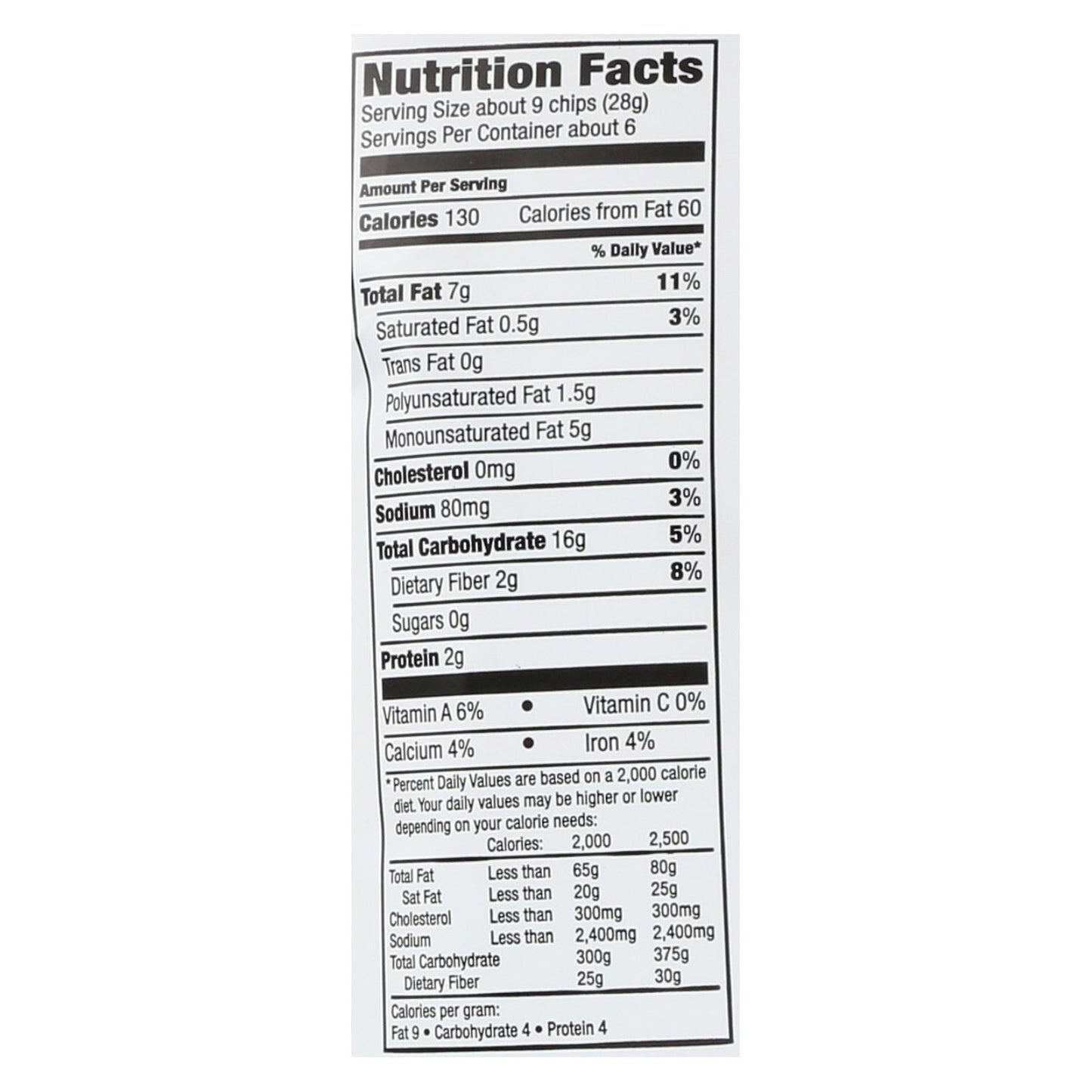 Way Better Sweet Potato Tortilla Chips, 5.5oz (12-Pack)