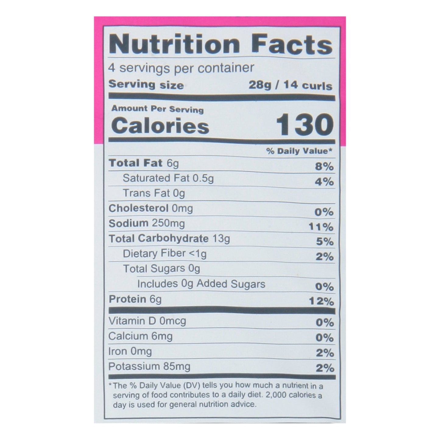 Lesser Evil Power Curls, Himalayan Pink Salt, 9-Pack