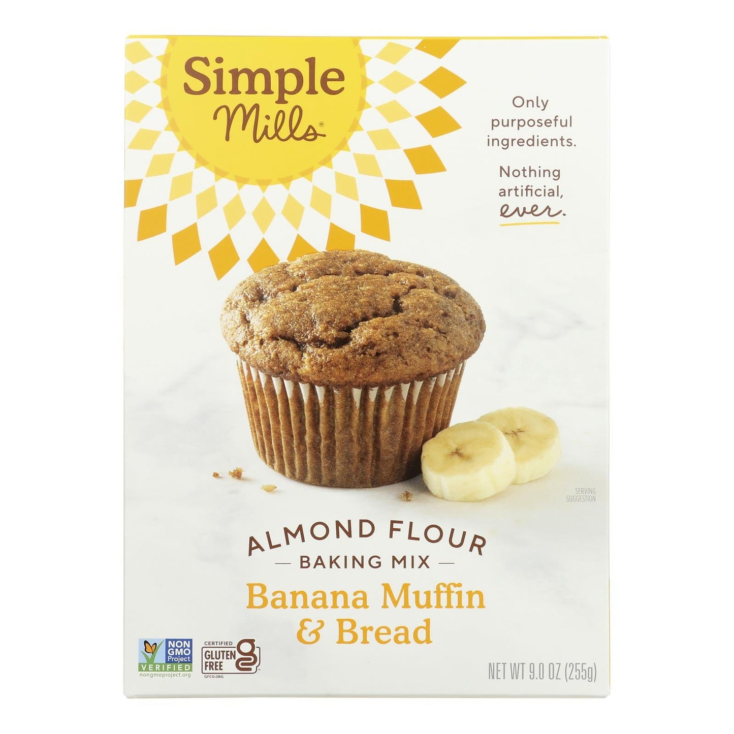 Simple Mills Banana Muffin & Bread Mix, Almond Flour, 6 Pack