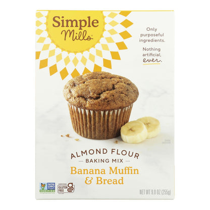 Simple Mills Banana Muffin & Bread Mix, Almond Flour, 6 Pack