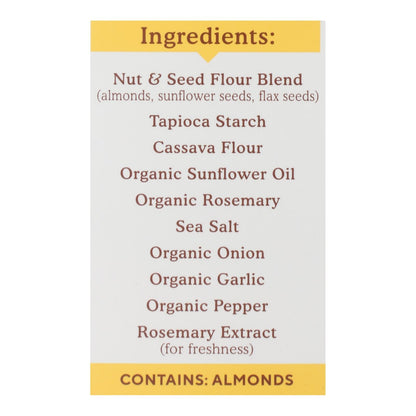 Simple Mills Rosemary Sea Salt Almond Crackers, 6-Pack