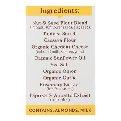 Simple Mills Cheddar Almond Crackers - 6 Pack, 4.25 Oz Each