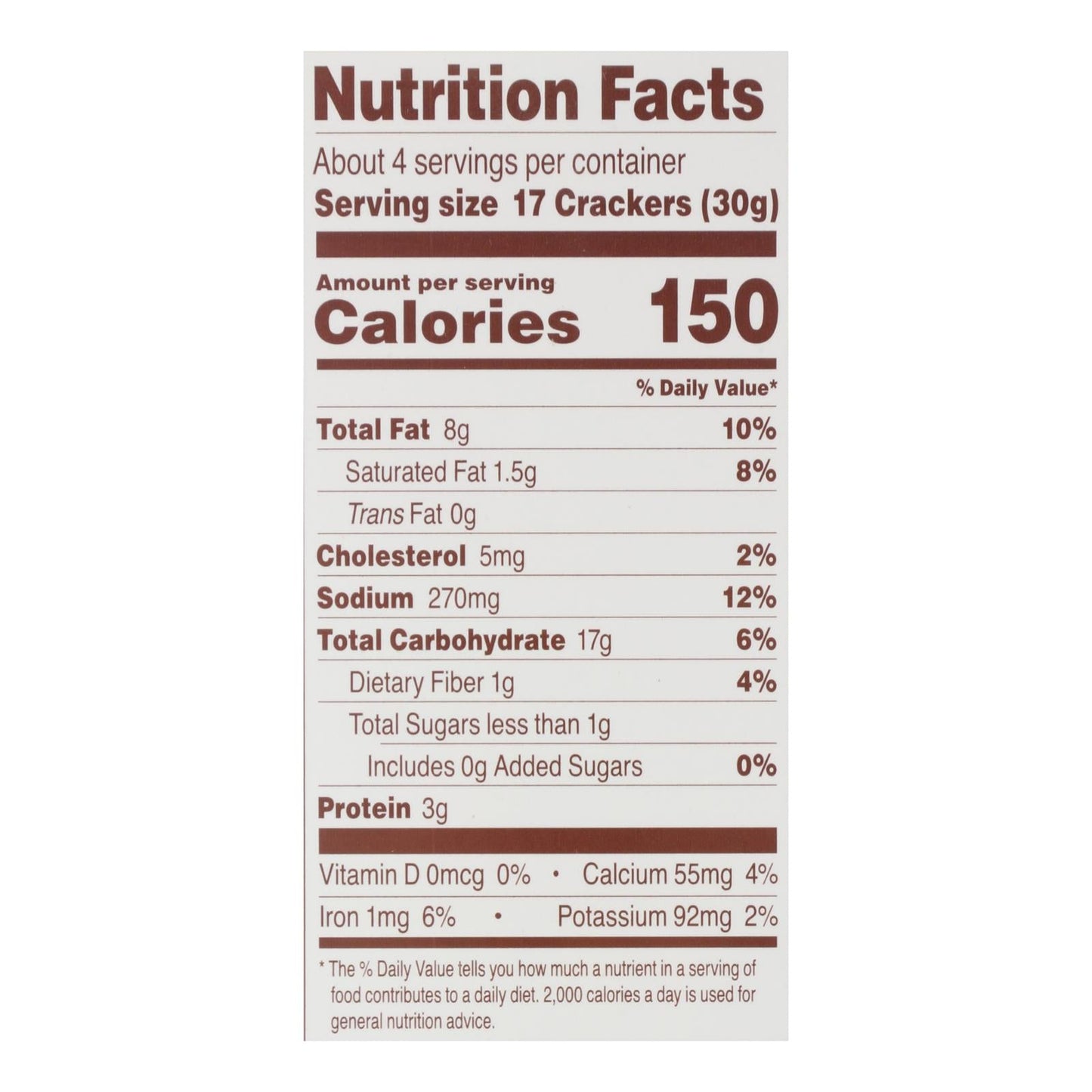 Simple Mills Cheddar Almond Crackers - 6 Pack, 4.25 Oz Each