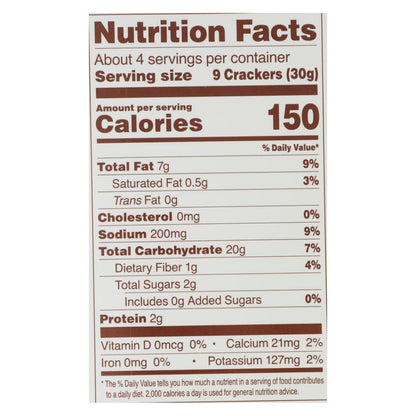 Simple Mills Pita Crackers, Sea Salt, 6-Pack, 4.25 oz