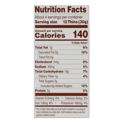 Simple Mills Sweet Thins Chocolate Brownie 6 Pack