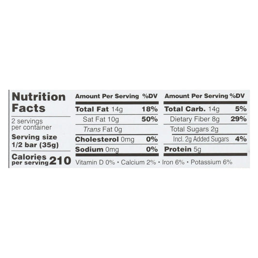 Taza Organic Wicked Dark Chocolate Bar, 10-Pack, 2.5 oz