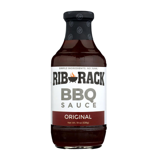 Rib Rack BBQ Sauce - Original - Case of 6 - 19 oz.