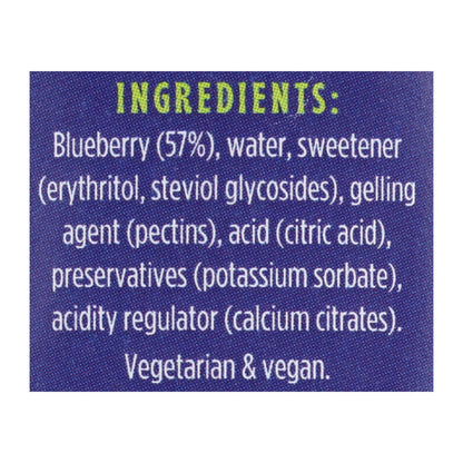 Good Good - Jam Blueberry No Sugar - Case Of 6-12 Oz