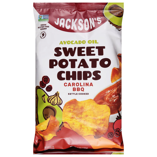 Jacksons - Swt Pot Chip Carolina Bbq - CS of 12-5 OZ