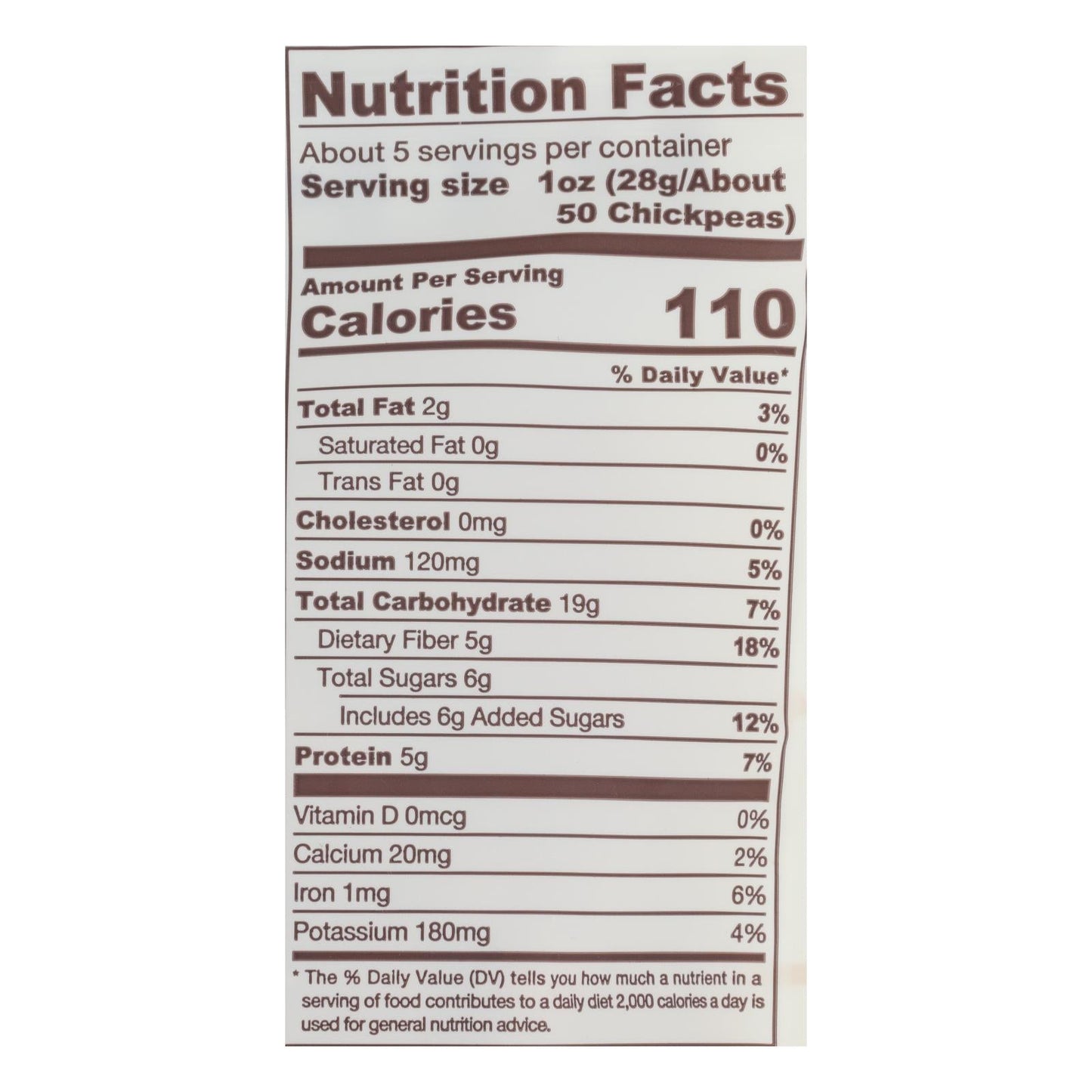 Biena Chickpea Snacks - Honey Roasted - Case Of 8 - 5 Oz.