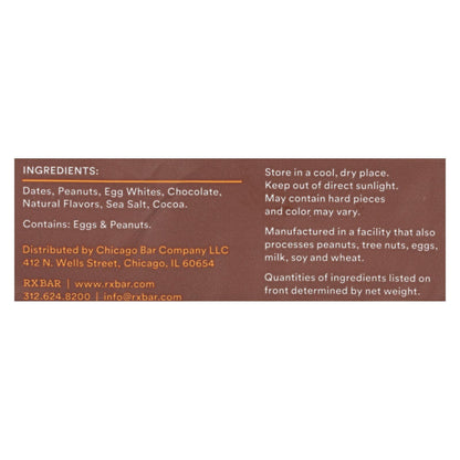 RxBar - Protein Bar - Chocolate Peanut Butter - Case of 12 - 1.83 oz.